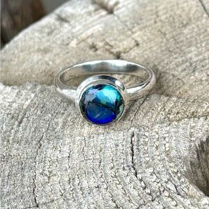 Sterling Opal Ring